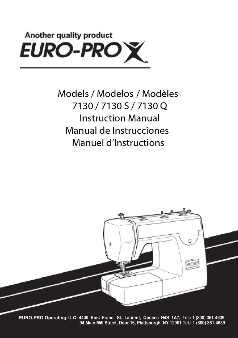 EUROPRO 7130 instruction manual