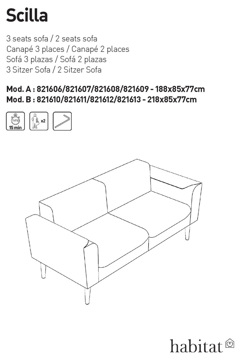 Habitat Scilla 821606 User manual Habitat Scilla 821606 User manual