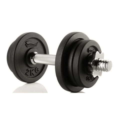 Crivit DUMBBELL SET 10,3 KG instructions