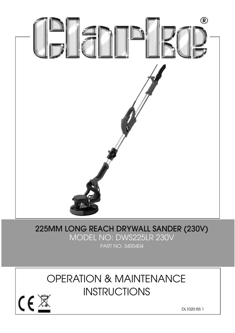 Clarke DWS225LR Instruction Manual