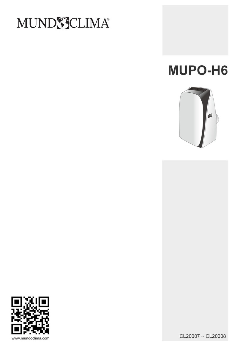 mundoclima MUPO-H6 Installation instructions