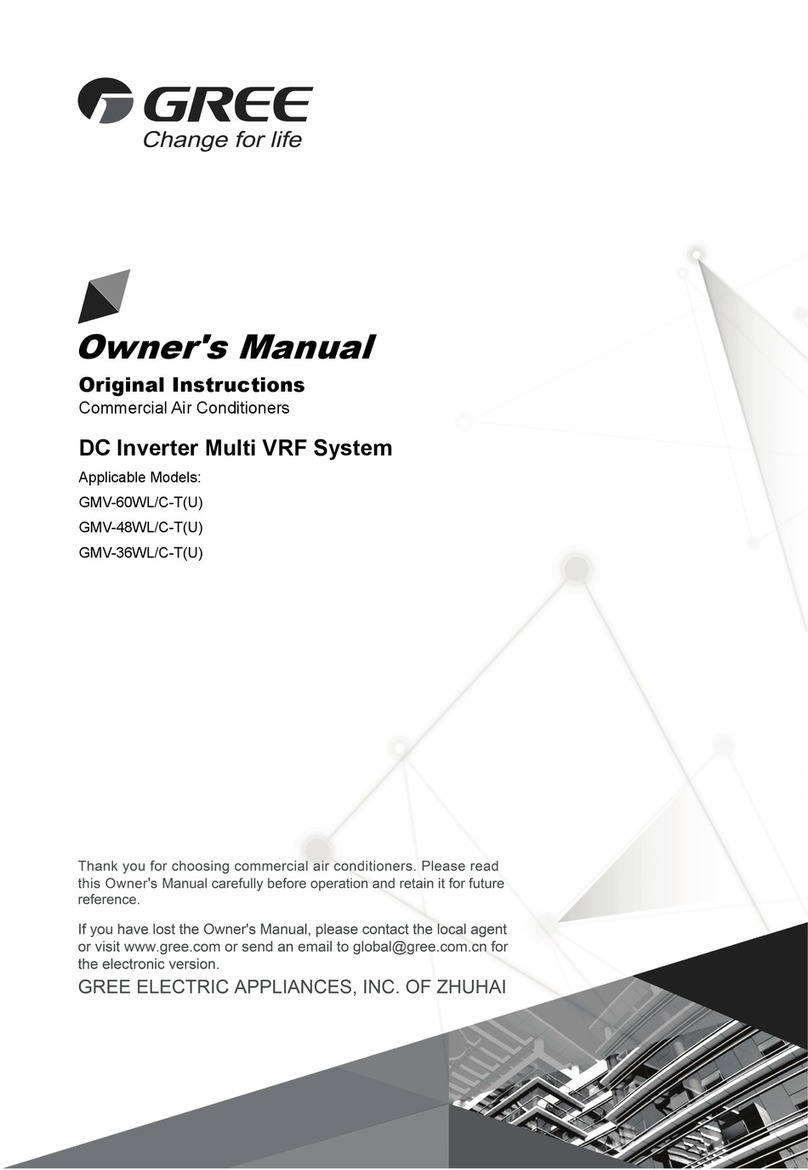 Gree GMV-60WL/C-T User manual