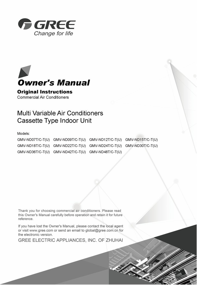 Gree GMV-ND07T/C-T User manual