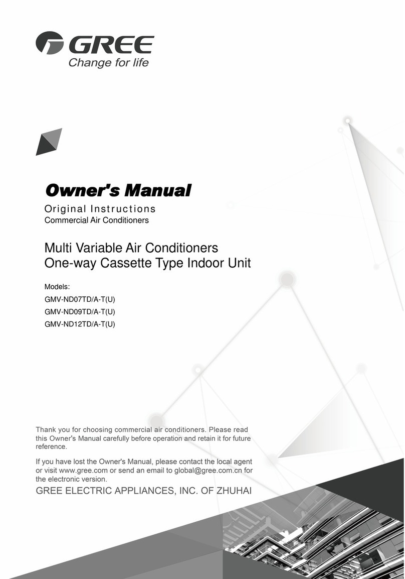 Gree GMV-ND07TD/A-T User manual
