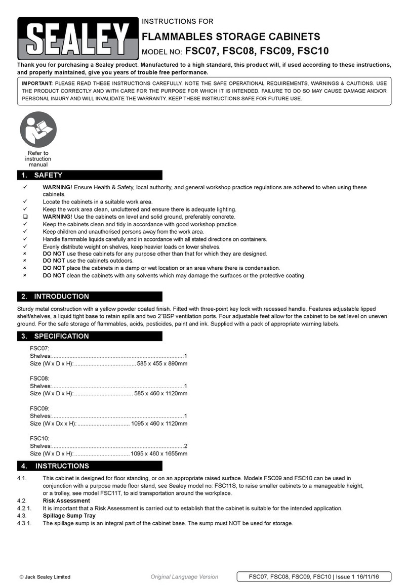 Sealey FSC07 User manual