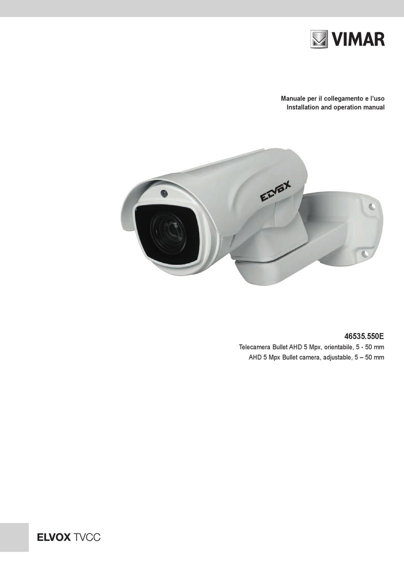 Vimar ELVOX TVCC 46535.550E User manual