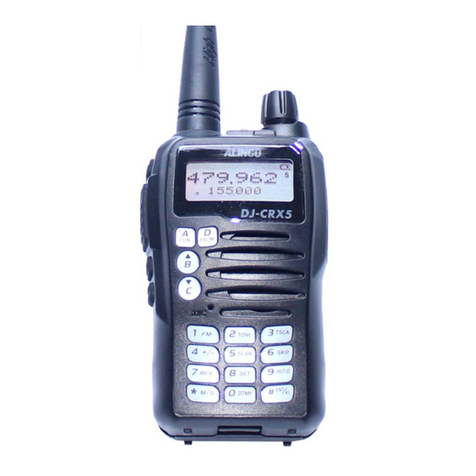 Alinco DJ-CRX5 User manual