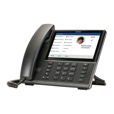 Mitel Deskphone 6873 Quick reference guide