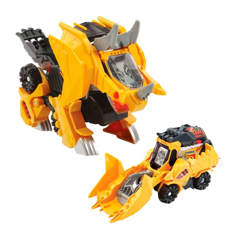 V-tech Switch & Go Triceratops Bulldozer Assembly Instructions
