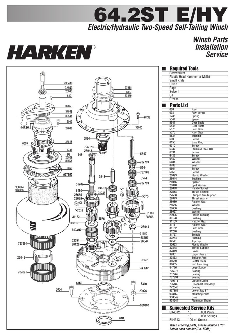 Harken 64.2ST E Manual Harken 64.2ST E Manual
