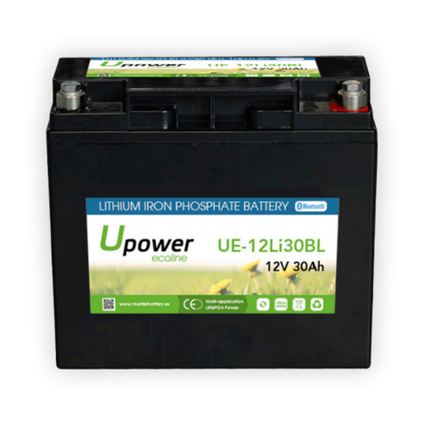 Master Battery UPOWER Ecoline UE-12Li30BL quick start guide