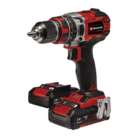 EINHELL TE-CD 18 Li BL User manual