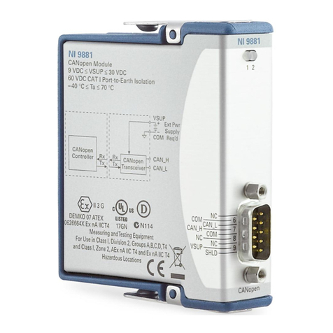 National Instruments NI 9881 Getting started guide