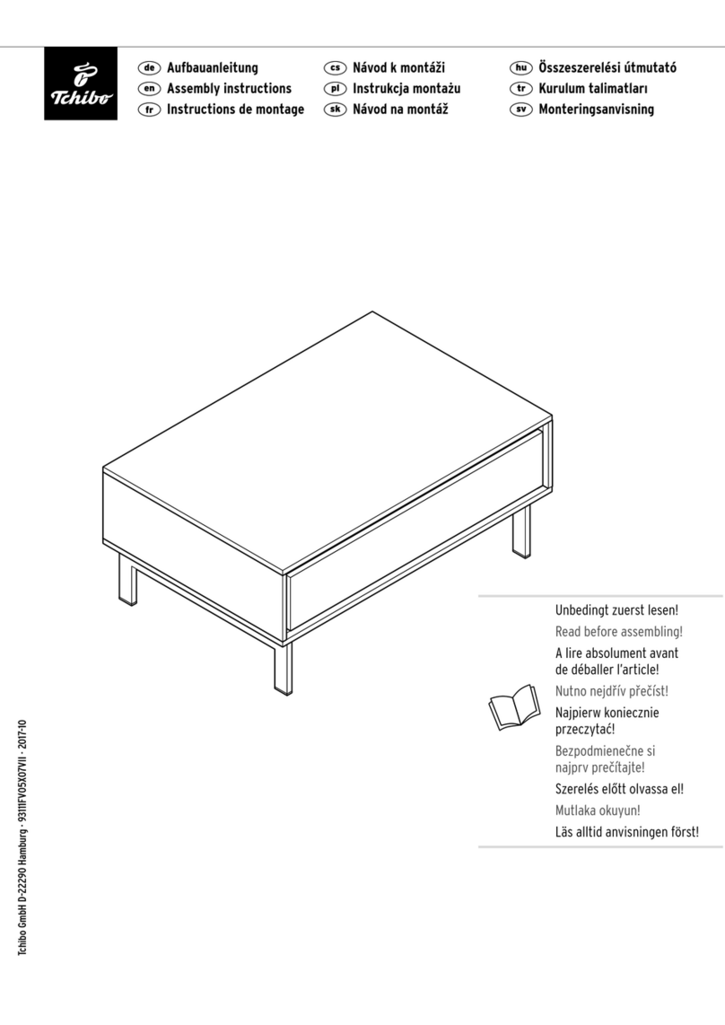 Tchibo 360 553 Assembly instructions