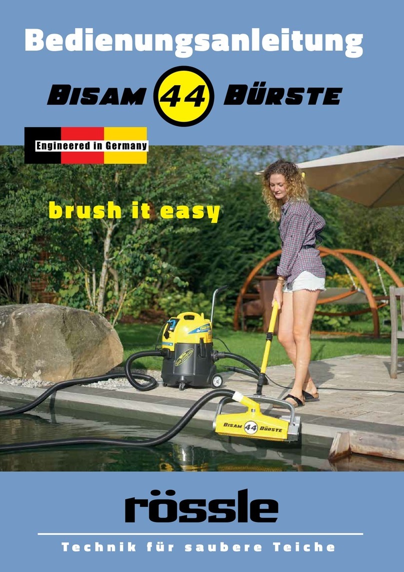 Rossle BISAM 22 BRUSH operating instructions