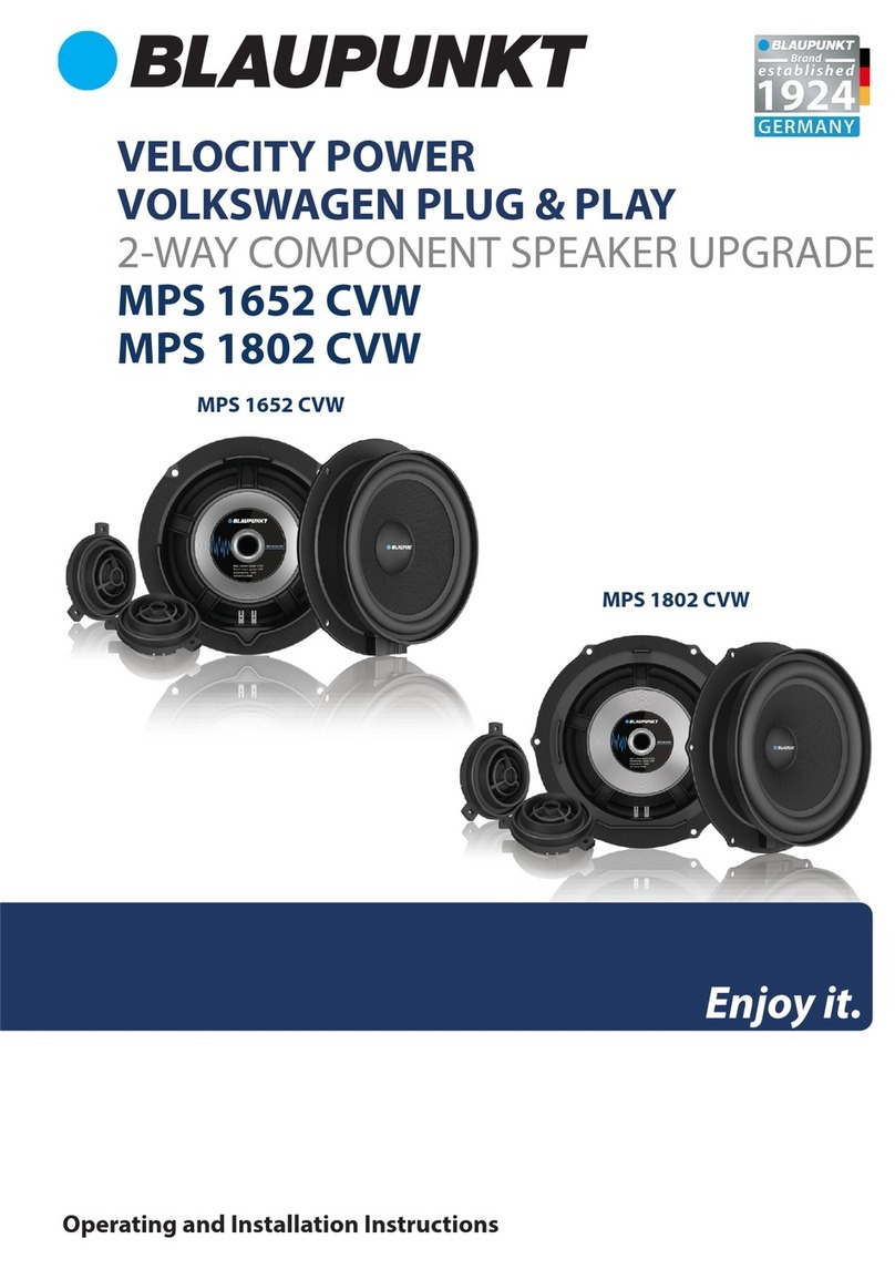 Blaupunkt MPS 1652 CVW User manual