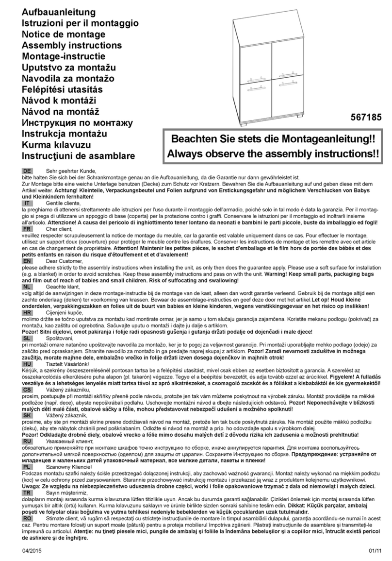 Schildmeyer Isola 567185 Assembly instructions