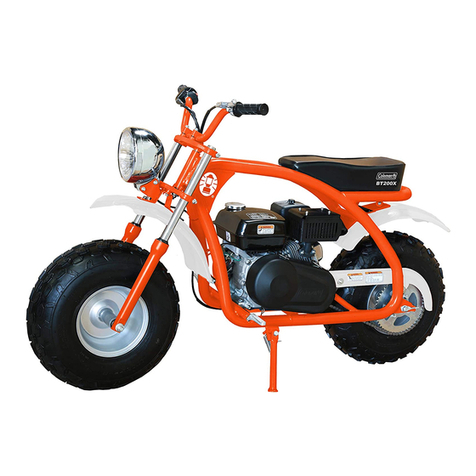 Coleman BT200X Assembly/pre-ride inspection instructions