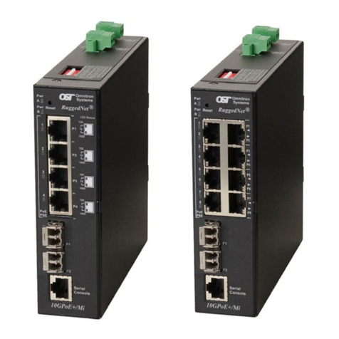 Omnitron Systems RuggedNet 10GPoE+/Mi User manual