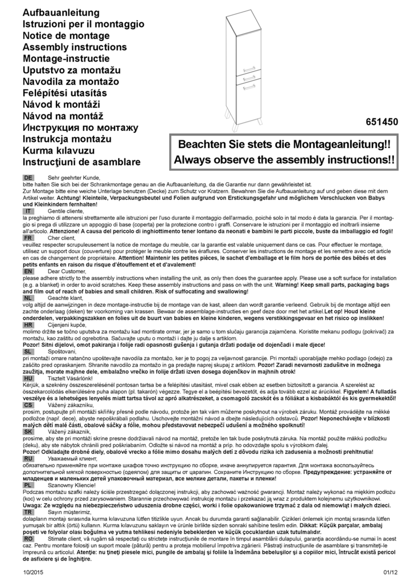 Schildmeyer Venlo 651450 Assembly instructions