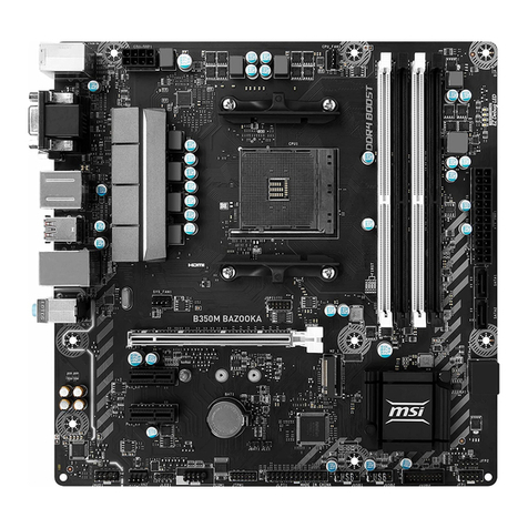 MSI B350M BAZOOKA User manual