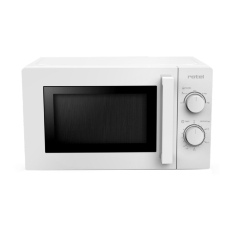 Rotel MICROWAVEOVEN1577CH User manual