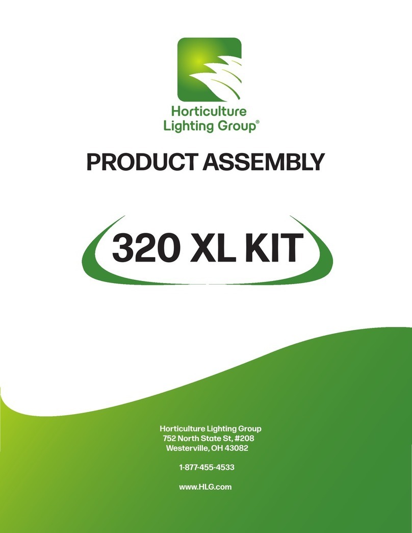 Horticulture Lighting Group 320 XL KIT Product Assembly