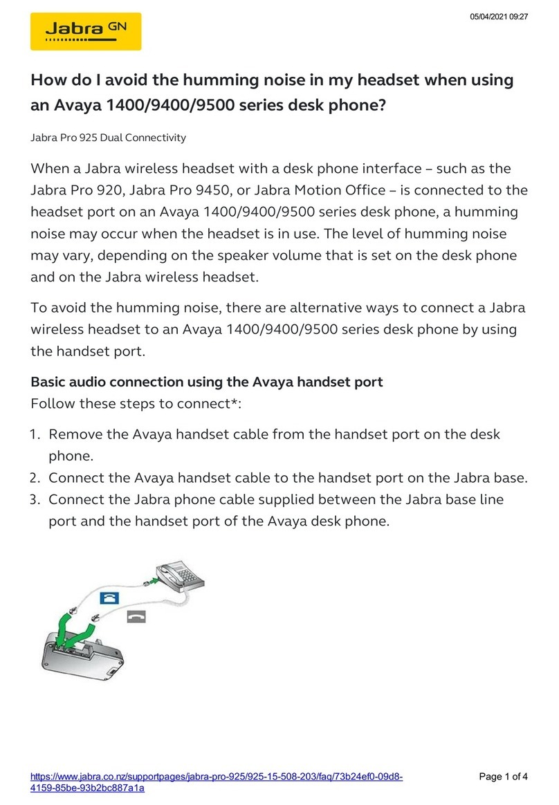 Jabra Pro 925 Dual Connectivity User manual
