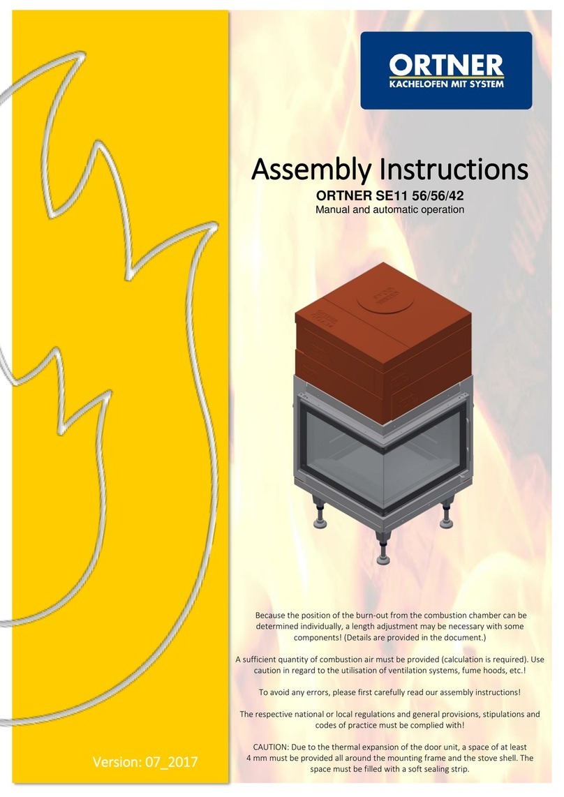 ORTNER SE11 56/56/42 Assembly instructions