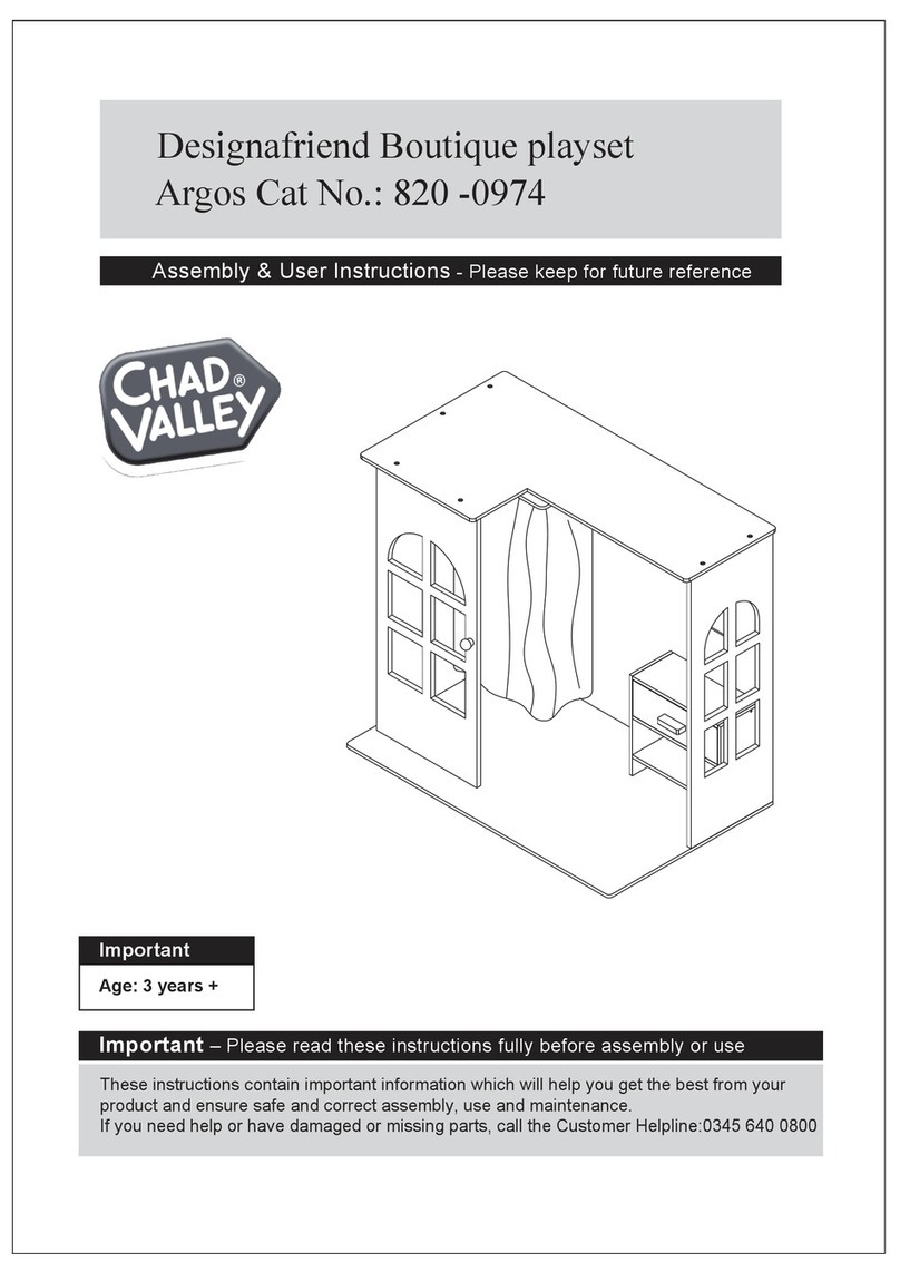 Chad Valley 820 -0974 Assembly & user instructions