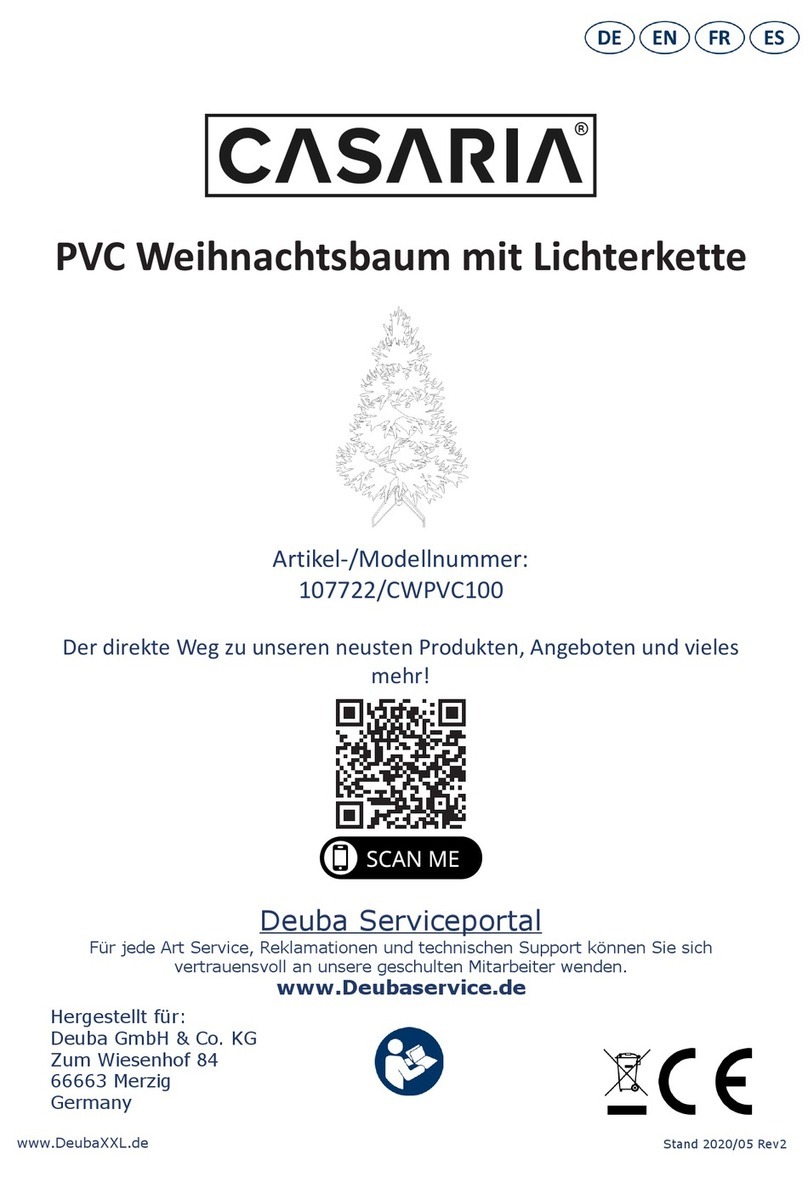 CASARIA CWPVC100 User manual