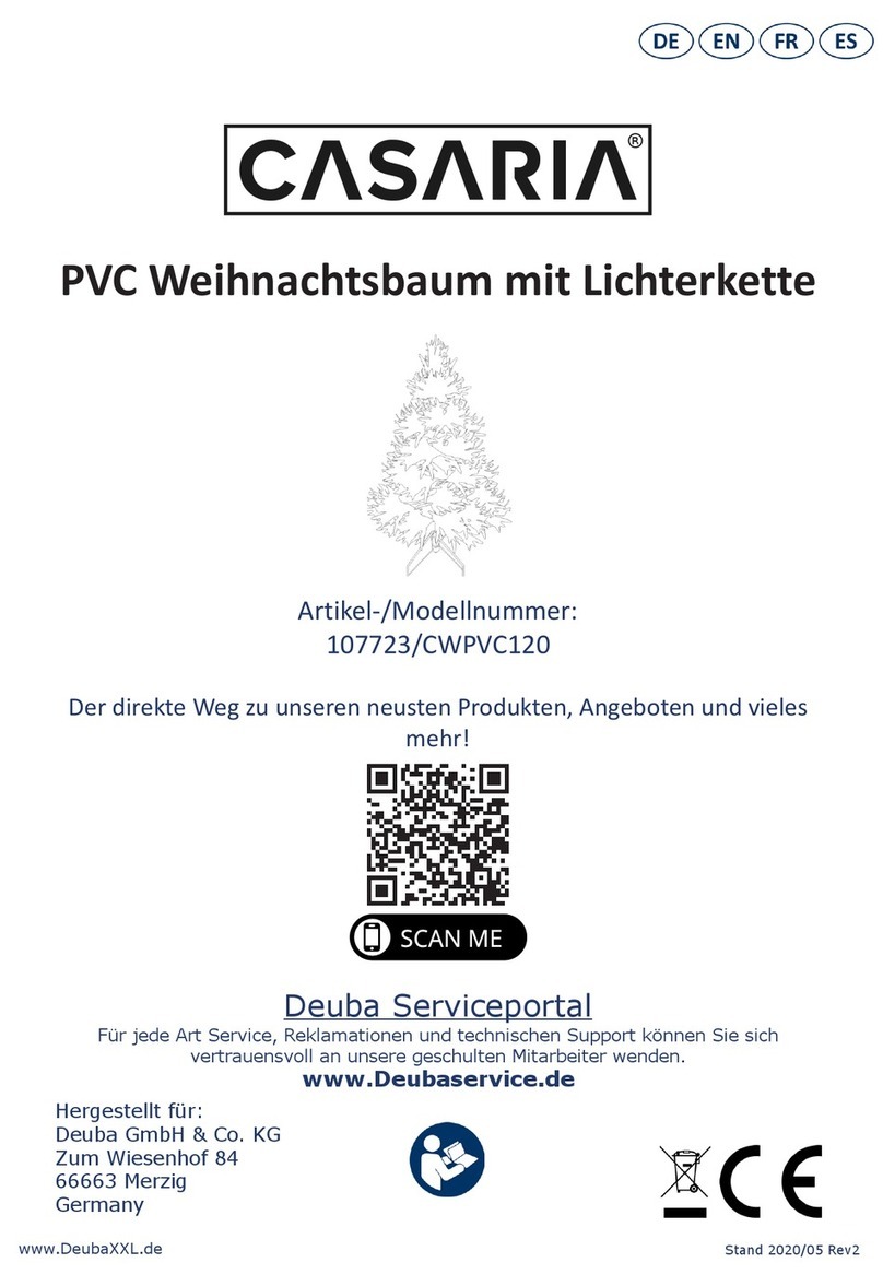 CASARIA CWPVC120 User manual