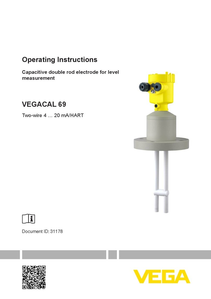 Vega VEGACAL 69 operating instructions