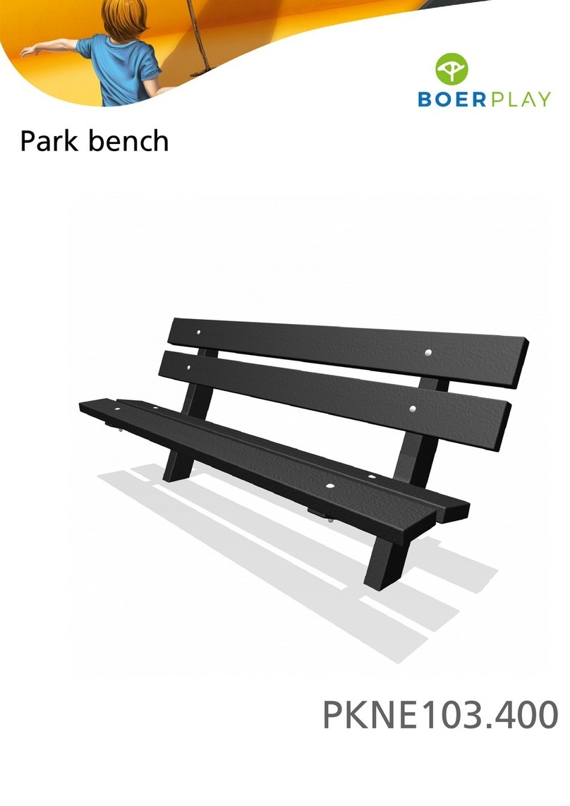 BOERPLAY PB Parkbank 340 User manual