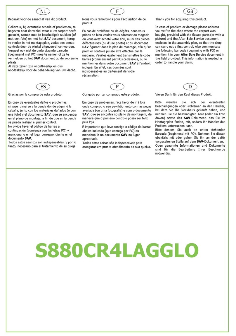 Solid S880CR4LAGGLO User manual