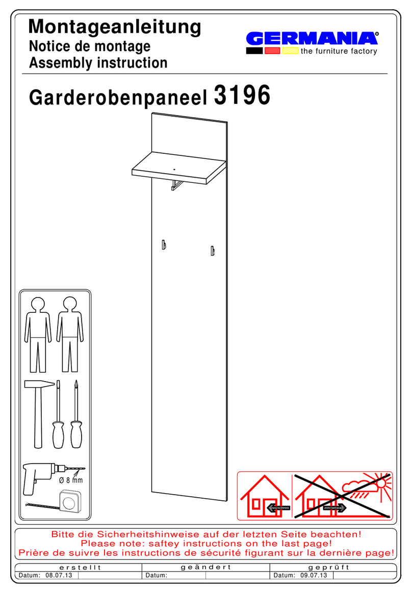 Germania 3196 Assembly instruction Germania 3196 Assembly instruction