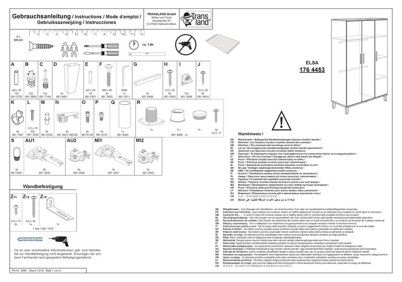 TRANSLAND ELSA 176 4453 instructions