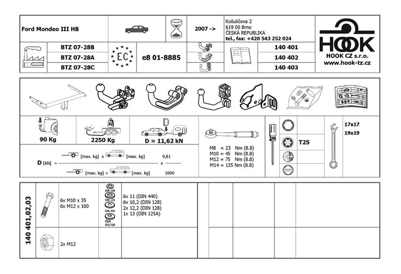 Hook BTZ 07-28B manual