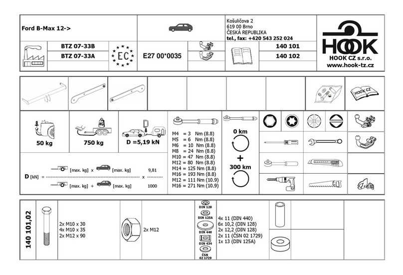 Hook 140 101 User manual