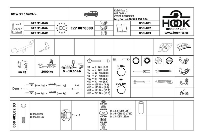 Hook 050 401 User manual