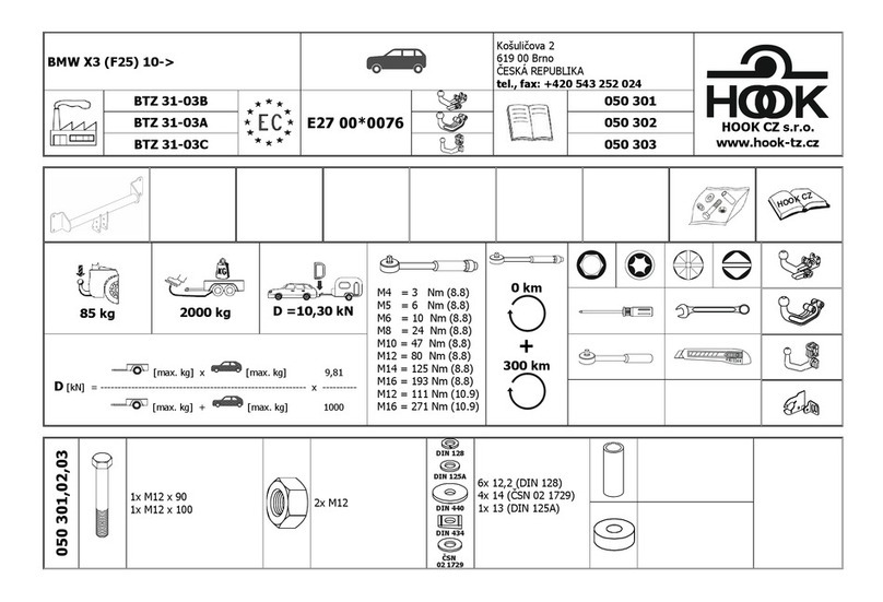 Hook 050 301 User manual