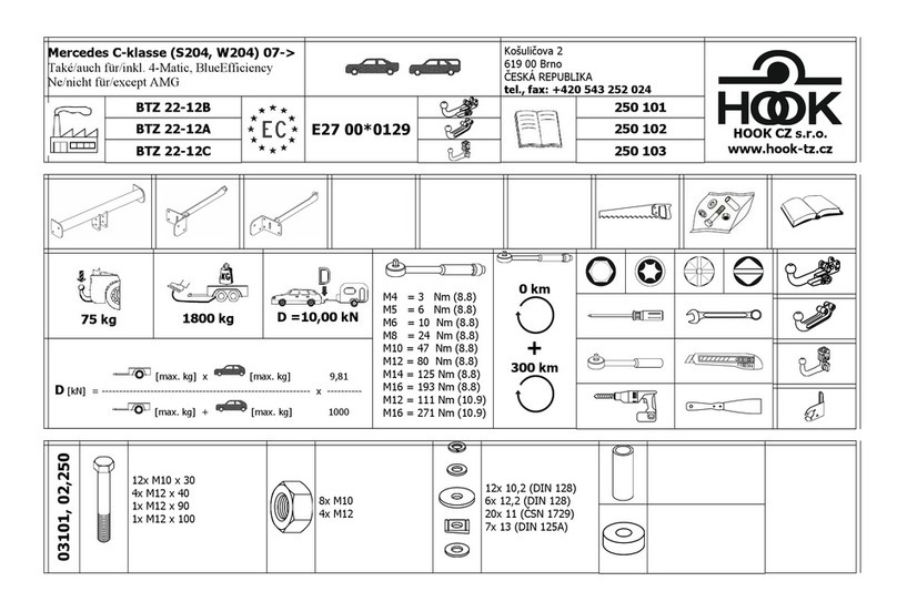 Hook 250 101 User manual