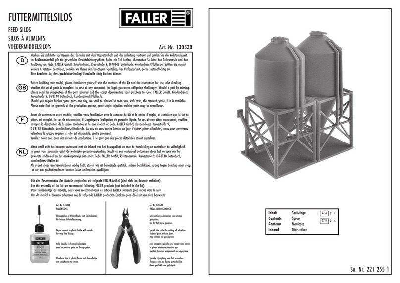 Faller 130530 User manual