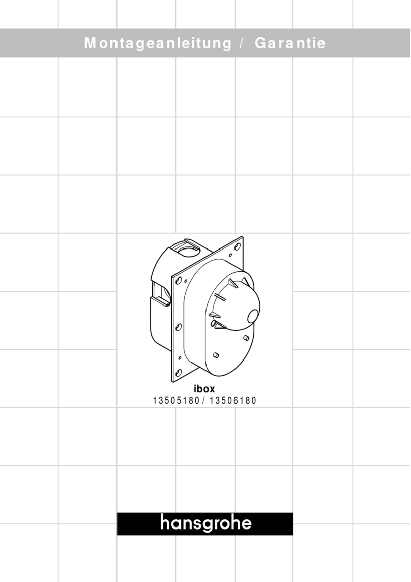 Hans Grohe ibox 13505180 manual
