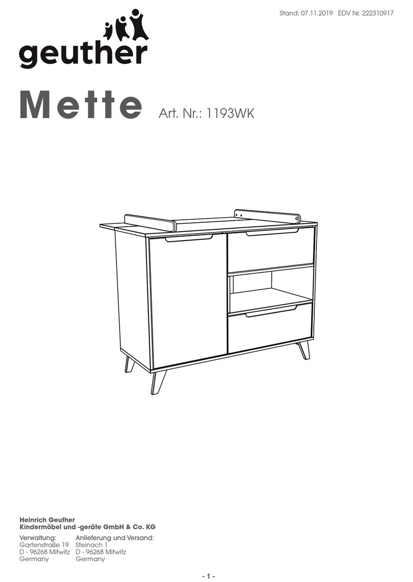 Geuther Mette 1193WK manual