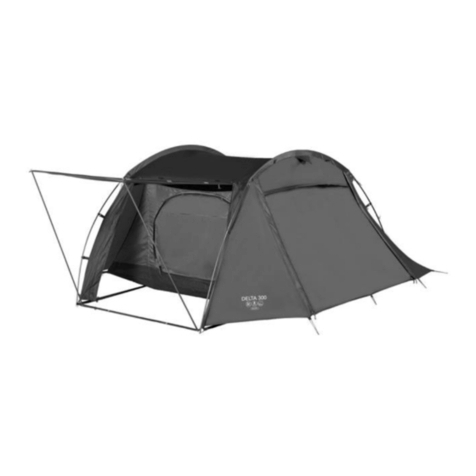 Vango DELTA ALLOY TENT PITCHING INSTRUCTIONS