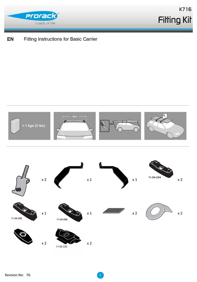 Prorack K716 User manual