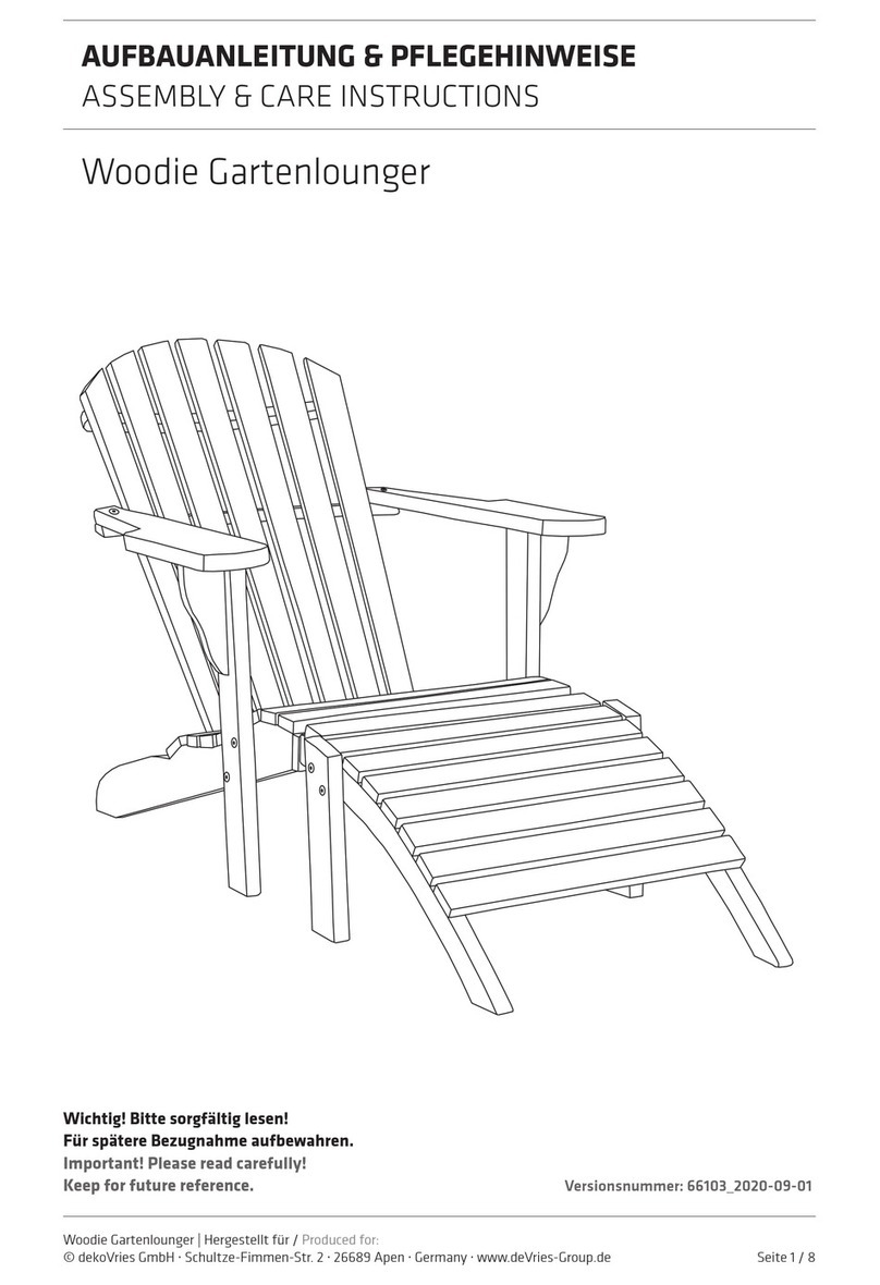 deVRIES TRENDY Woodie 66103 Installation guide deVRIES TRENDY Woodie 66103 Installation guide