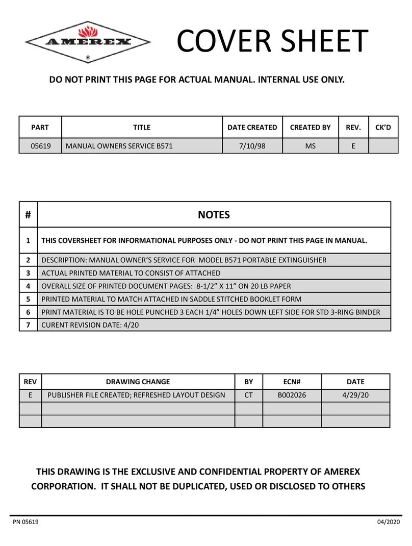 Amerex B571 User guide
