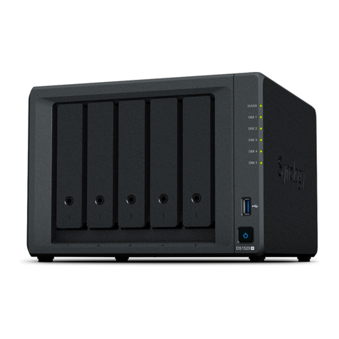 Synology DS1520+ Hardware installation guide